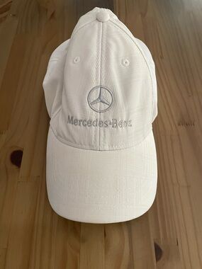 Mercedes Benz white hat
